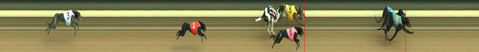 Photo finish for Warragul Race 12