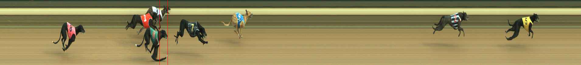 Photo finish for Warragul Race 1