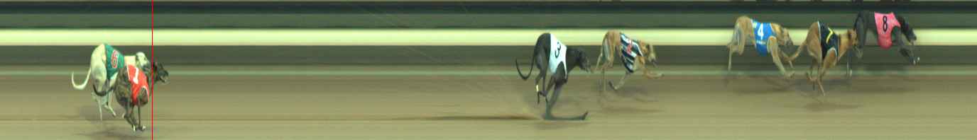 Photo finish for Warragul Race 8