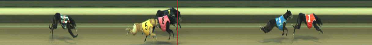 Photo finish for Warragul Race 9