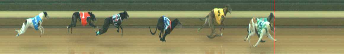 Photo finish for Warragul Race 4