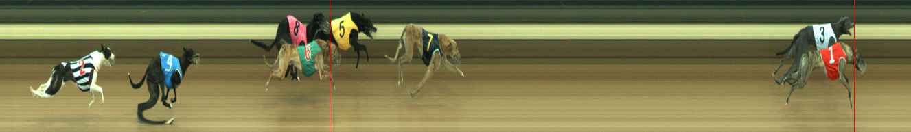 Photo finish for Warragul Race 7