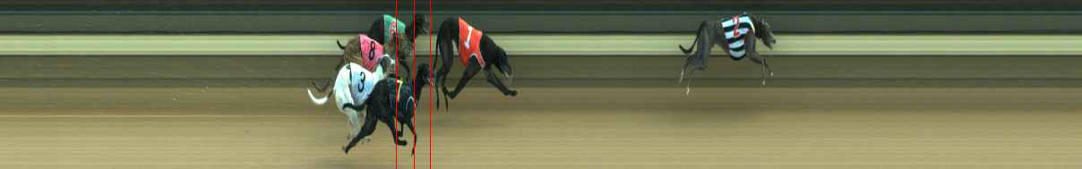 Photo finish for Warragul Race 8