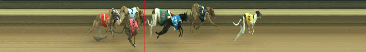 Photo finish for Warragul Race 9