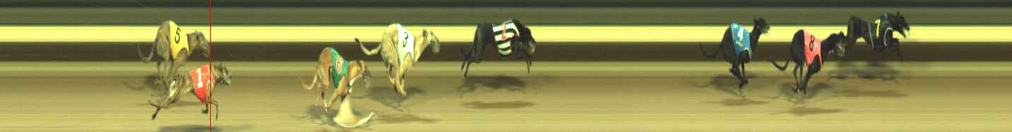 Photo finish for Warragul Race 6
