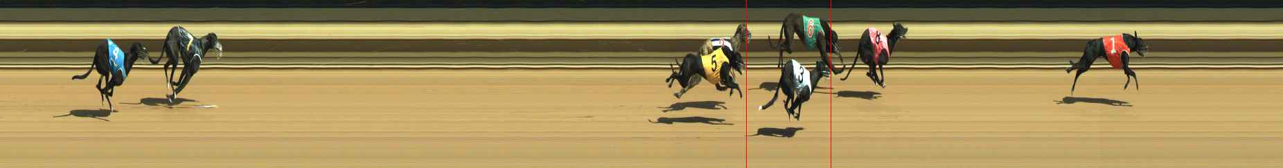 Photo finish for Warragul Race 1