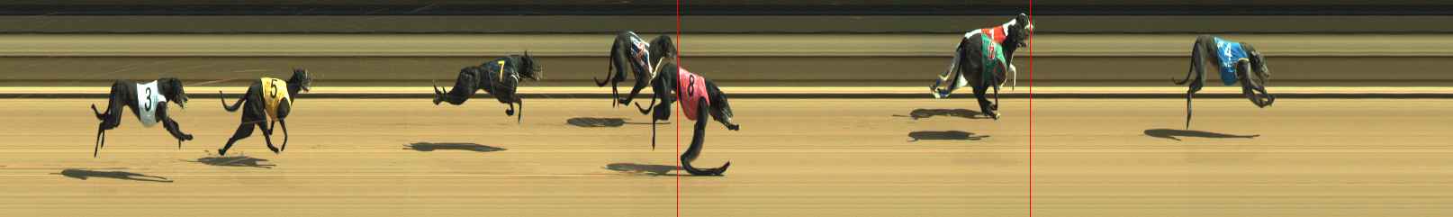 Photo finish for Warragul Race 4