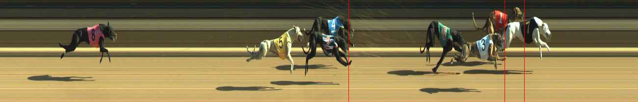 Photo finish for Warragul Race 7