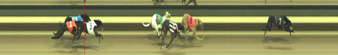 Photo finish for Warragul Race 3