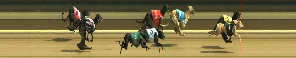 Photo finish for Warragul Race 6