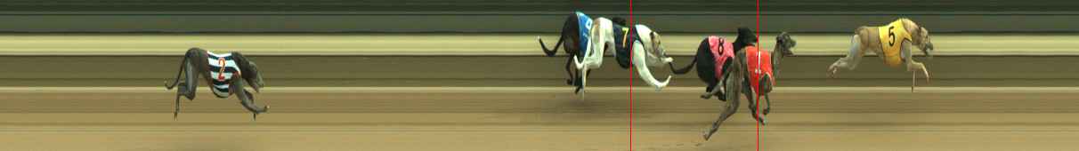 Photo finish for Warragul Race 9