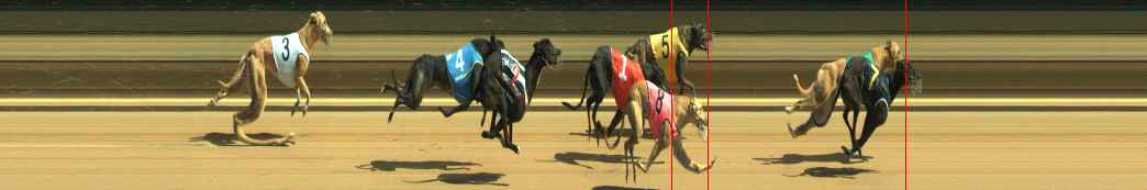 Photo finish for Warragul Race 3