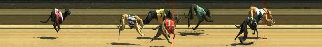 Photo finish for Warragul Race 4