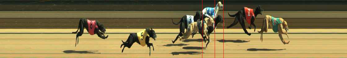 Photo finish for Warragul Race 6