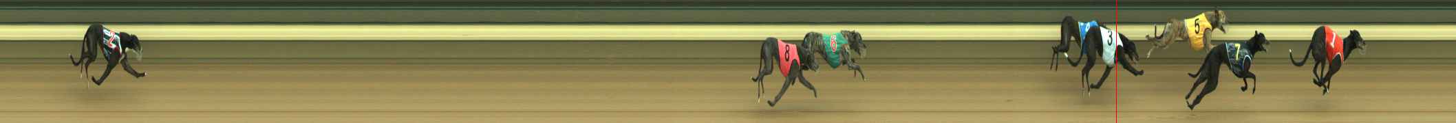 Photo finish for Warragul Race 9