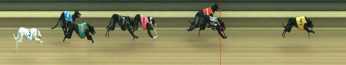 Photo finish for Warragul Race 8