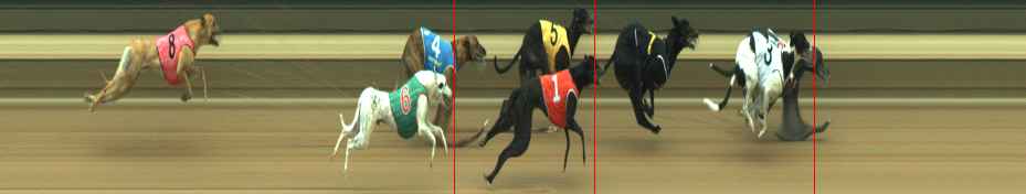 Photo finish for Warragul Race 6