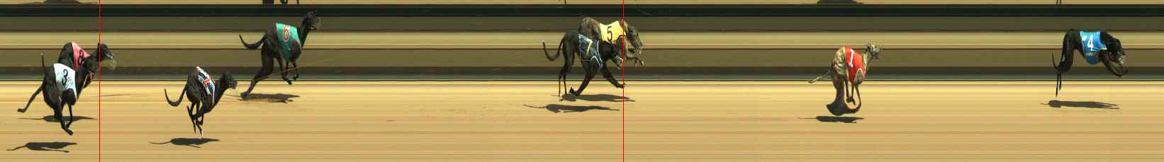 Photo finish for Warragul Race 2