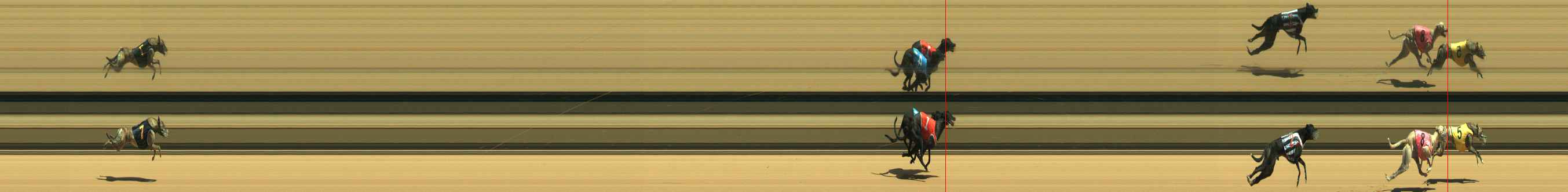 Race result finish photo