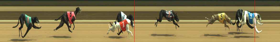 Photo finish for Warragul Race 6