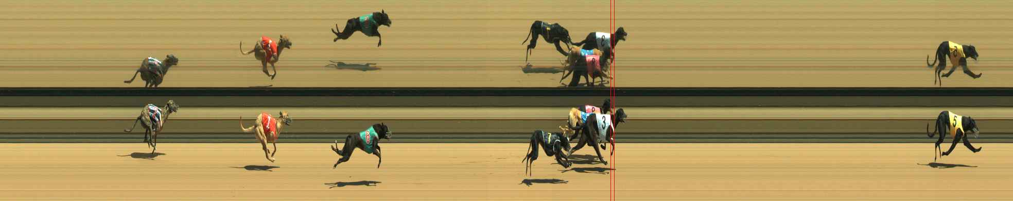 Race result finish photo