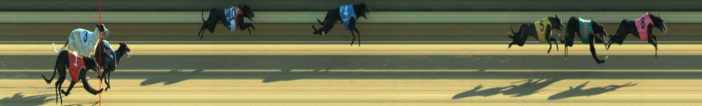 Photo finish for Warragul Race 2