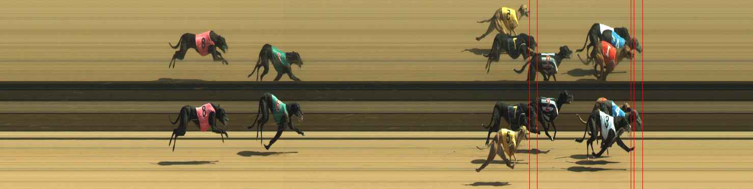 Photo finish for Warragul Race 7