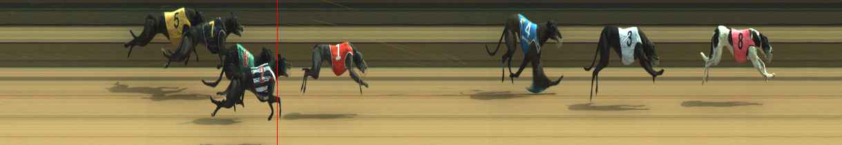 Photo finish for Warragul Race 8