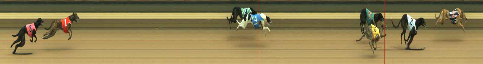 Photo finish for Warragul Race 1