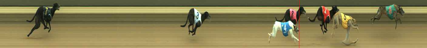 Photo finish for Warragul Race 6