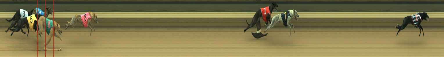Photo finish for Warragul Race 8