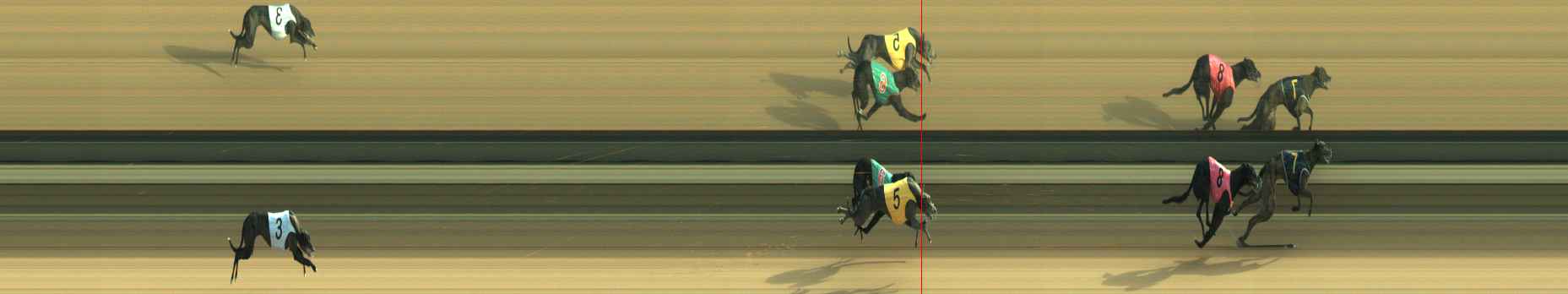 Photo finish for Warragul Race 1