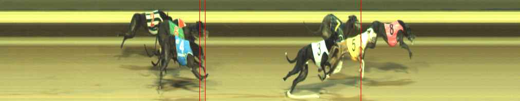 Photo finish for Warragul Race 7