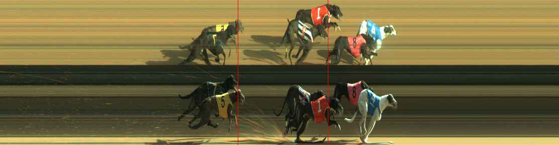 Photo finish for Warragul Race 3