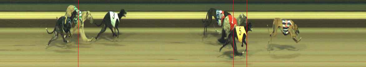 Photo finish for Warragul Race 8