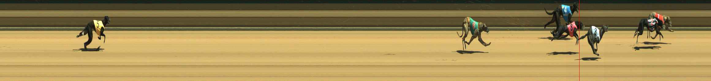 Photo finish for Warragul Race 1