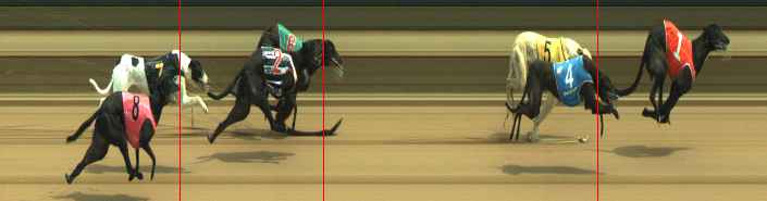 Photo finish for Warragul Race 4