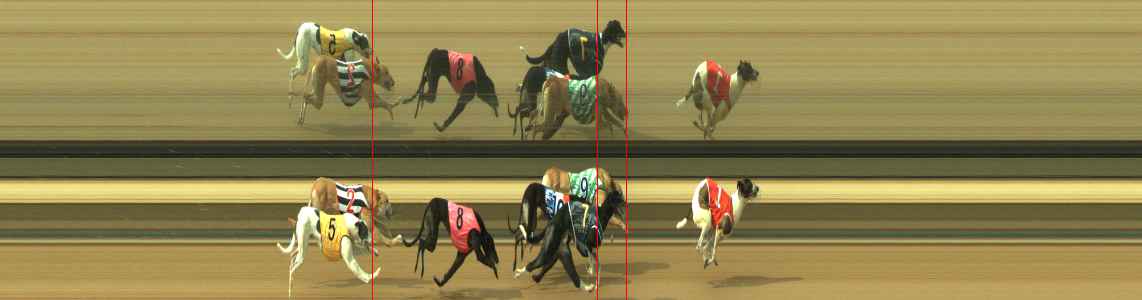 Photo finish for Warragul Race 6