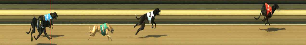 Photo finish for Warragul Race 9