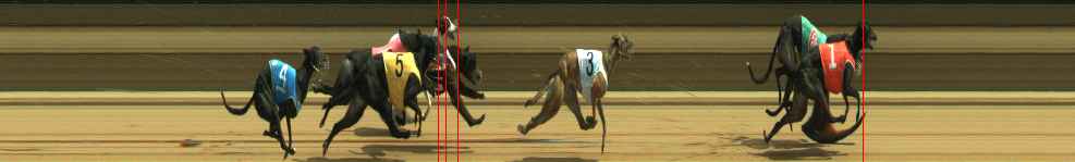 Photo finish for Warragul Race 6