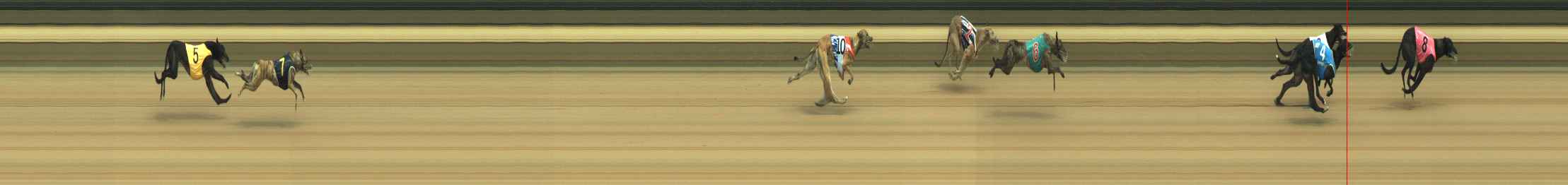 Race result finish photo