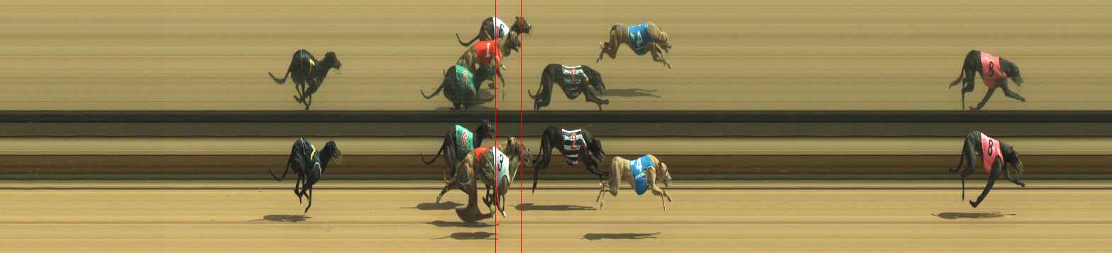 Photo finish for Warragul Race 6