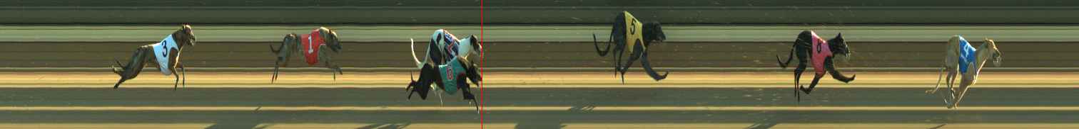 Photo finish for Warragul Race 3
