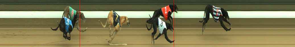 Photo finish for Warragul Race 4