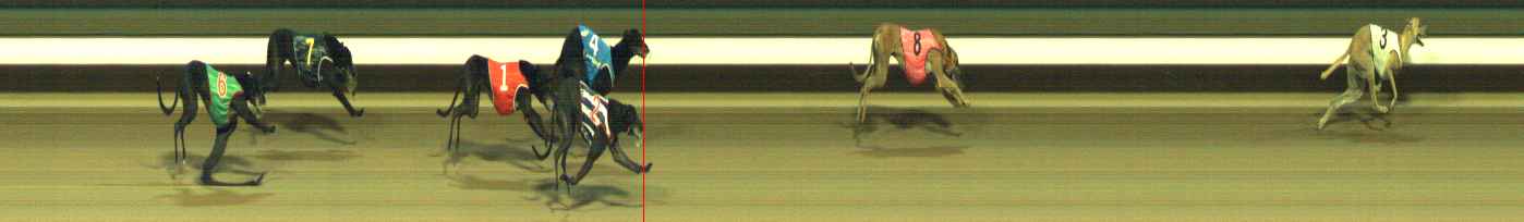 Photo finish for Warragul Race 6