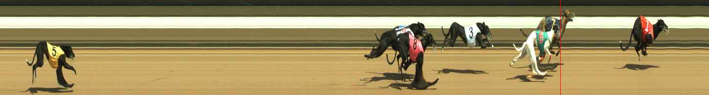 Photo finish for Warragul Race 1