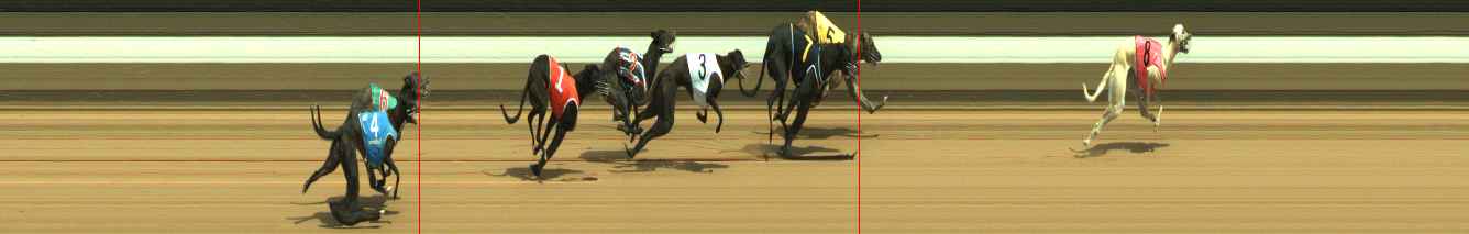 Photo finish for Warragul Race 2