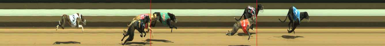 Photo finish for Warragul Race 3