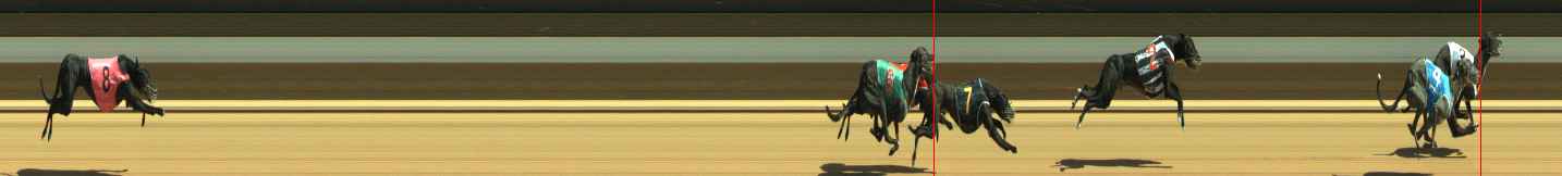 Photo finish for Warragul Race 7