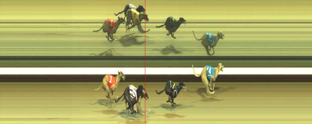 Photo finish for Warragul Race 6